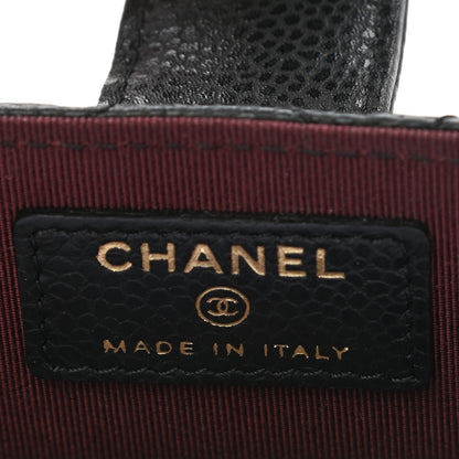 Chanel Caviar Quilted Gusseted Card Holder Black 6 of 8