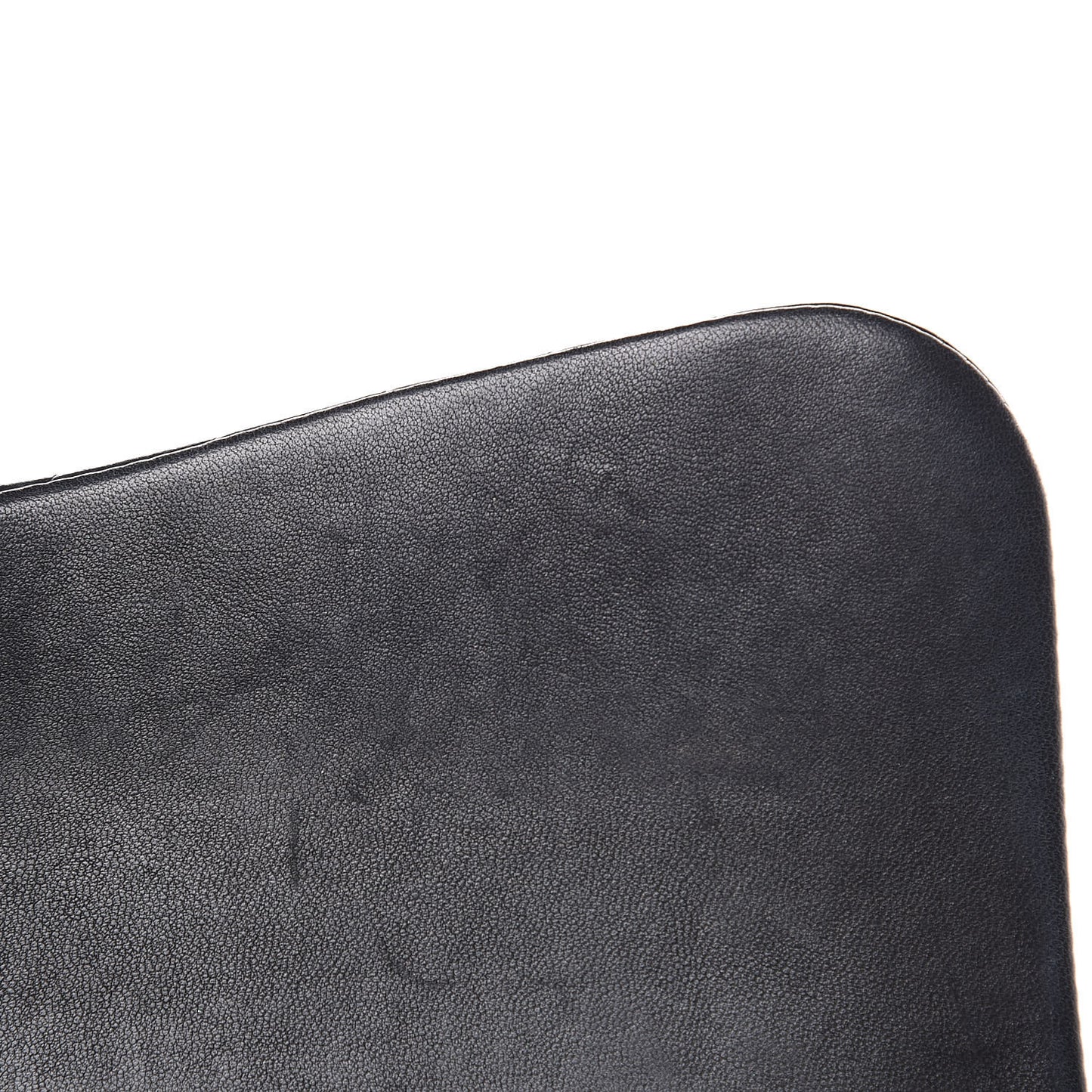 Lambskin Chevron Quilted Jumbo Double Flap Black