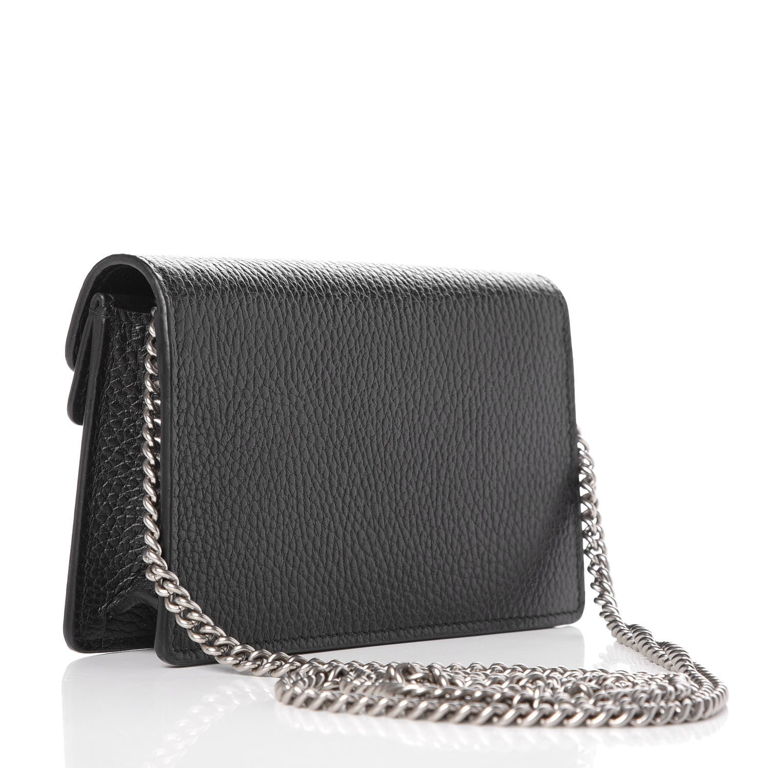 Gucci Calfskin Super Mini Dionysus Shoulder Bag Black 3 of 8