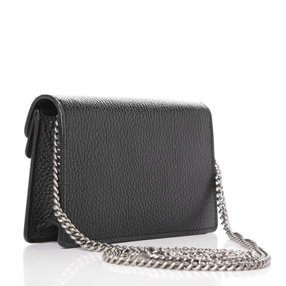 Gucci Calfskin Super Mini Dionysus Shoulder Bag Black 3 of 8