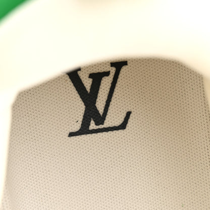 Louis Vuitton Calfskin Mesh Mens LV Skate Sneaker 7.5 Green 7 of 10