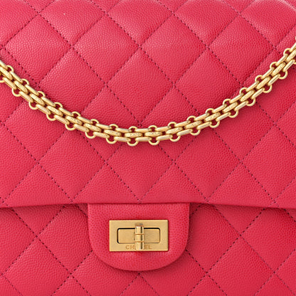Chanel Caviar Quilted 2.55 Reissue 226 Flap Fuchsia 8 of 10