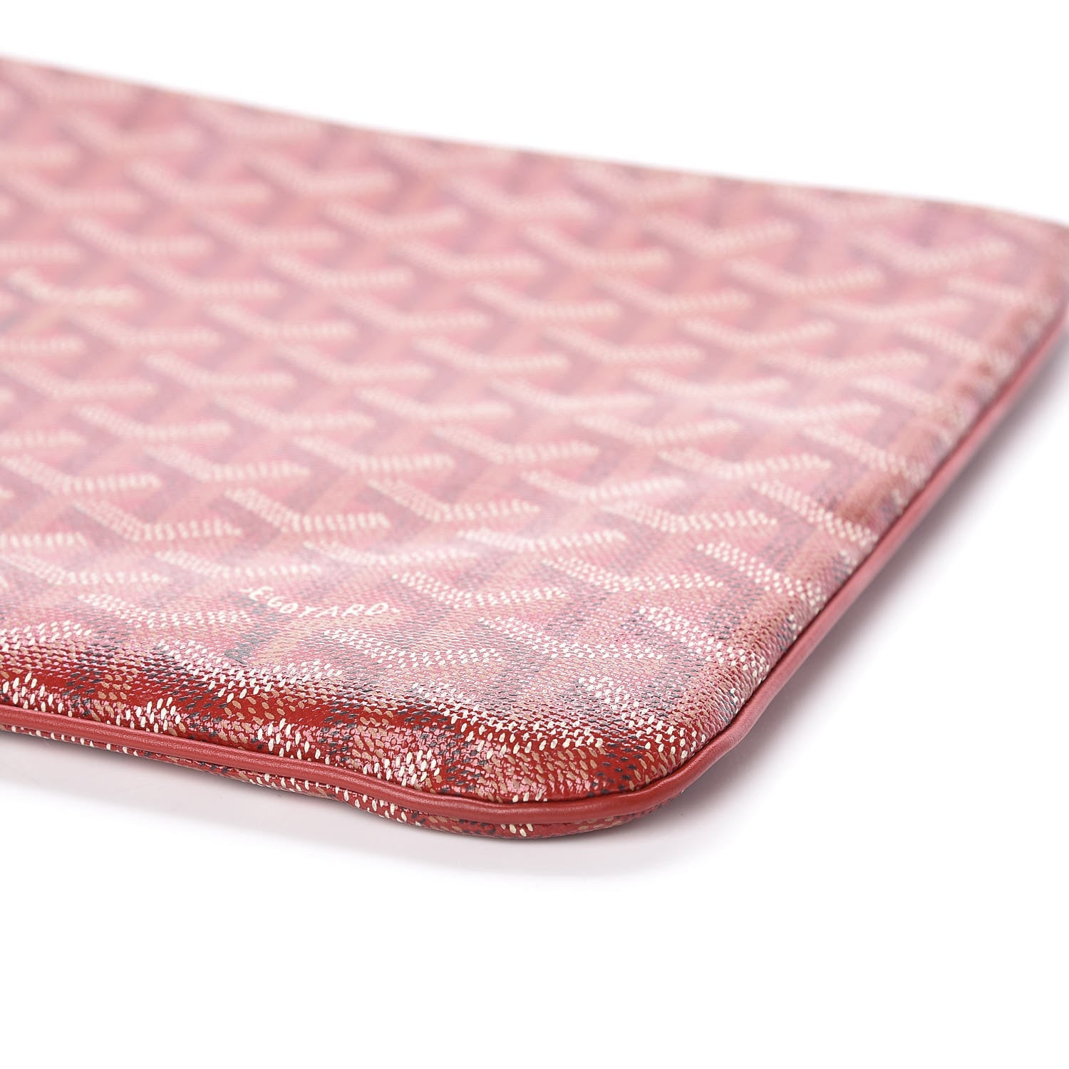 Goyard Goyardine Senat Pochette MM Red 6 of 11