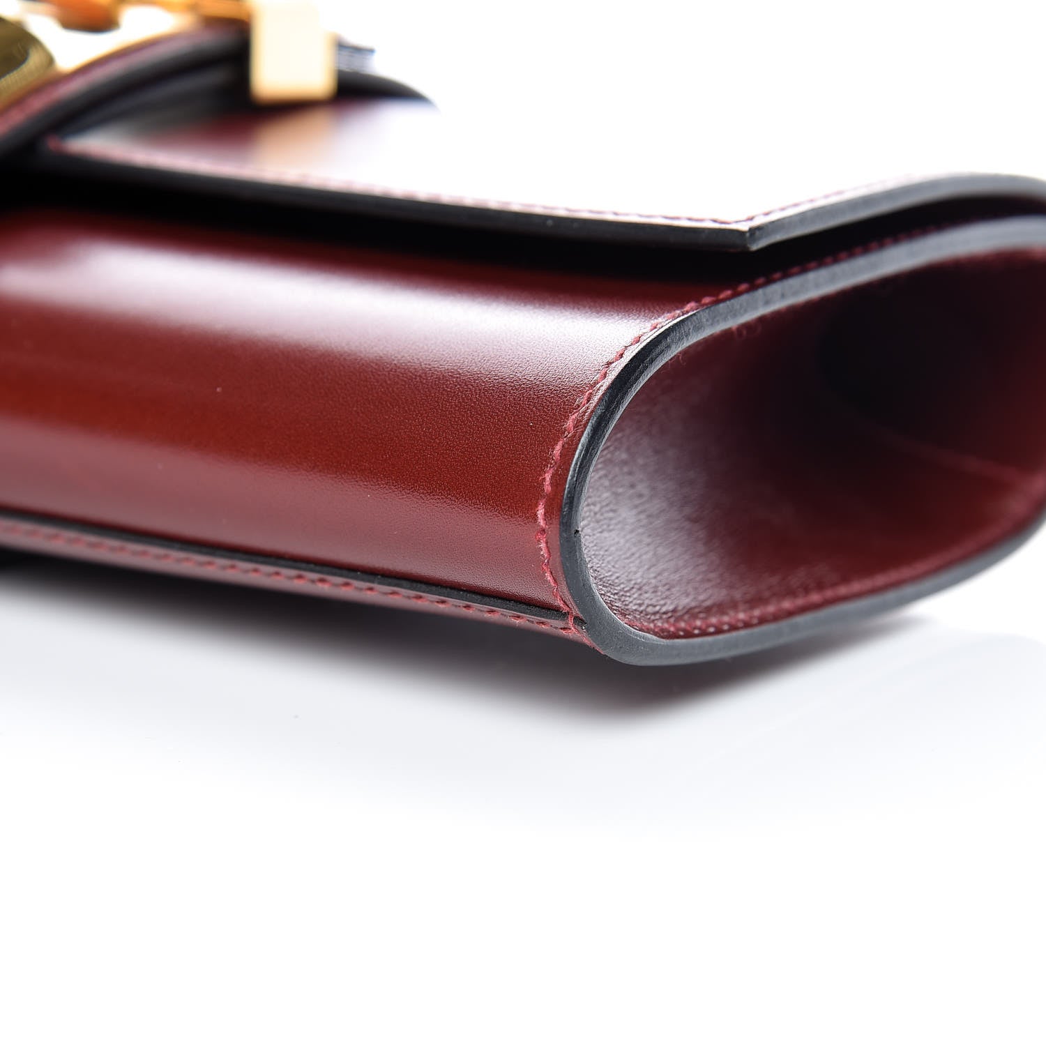 Hermes Tadelakt Medor 23 Clutch Rouge H 6 of 10
