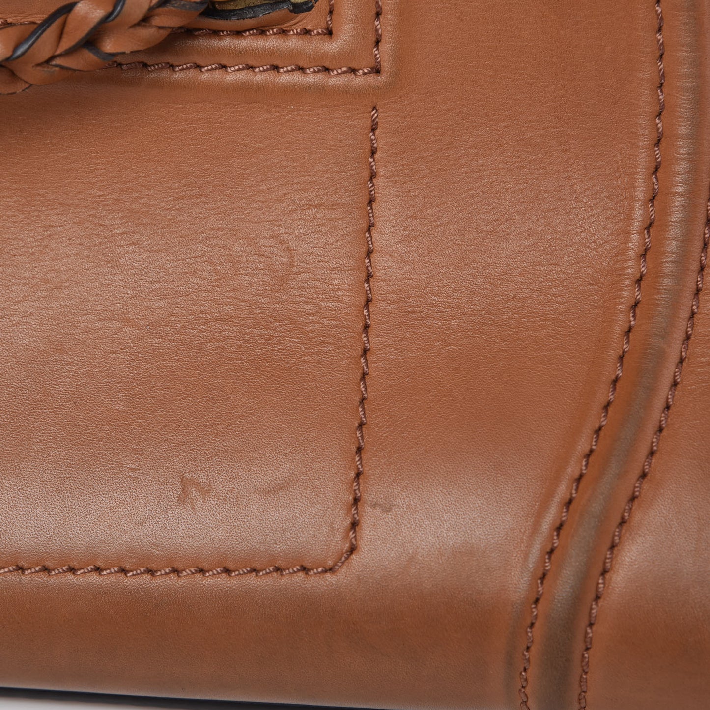 Natural Calfskin Medium Phantom Luggage Tan
