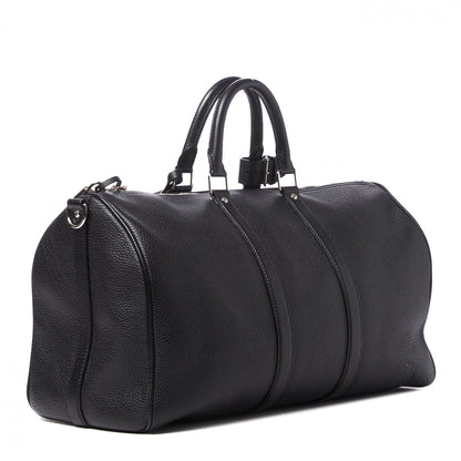 Louis Vuitton Taurillon Keepall Bandouliere 45 Black 2 of 8