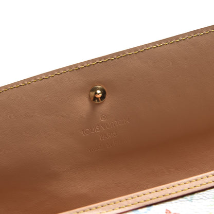 Louis Vuitton Monogram Multicolor Porte Tresor International Wallet White 5 of 7