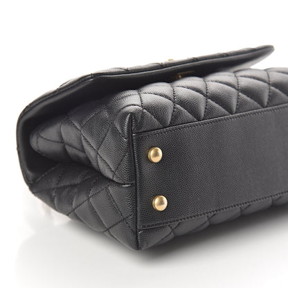 Chanel Caviar Quilted Mini Coco Handle Flap Black 8 of 9