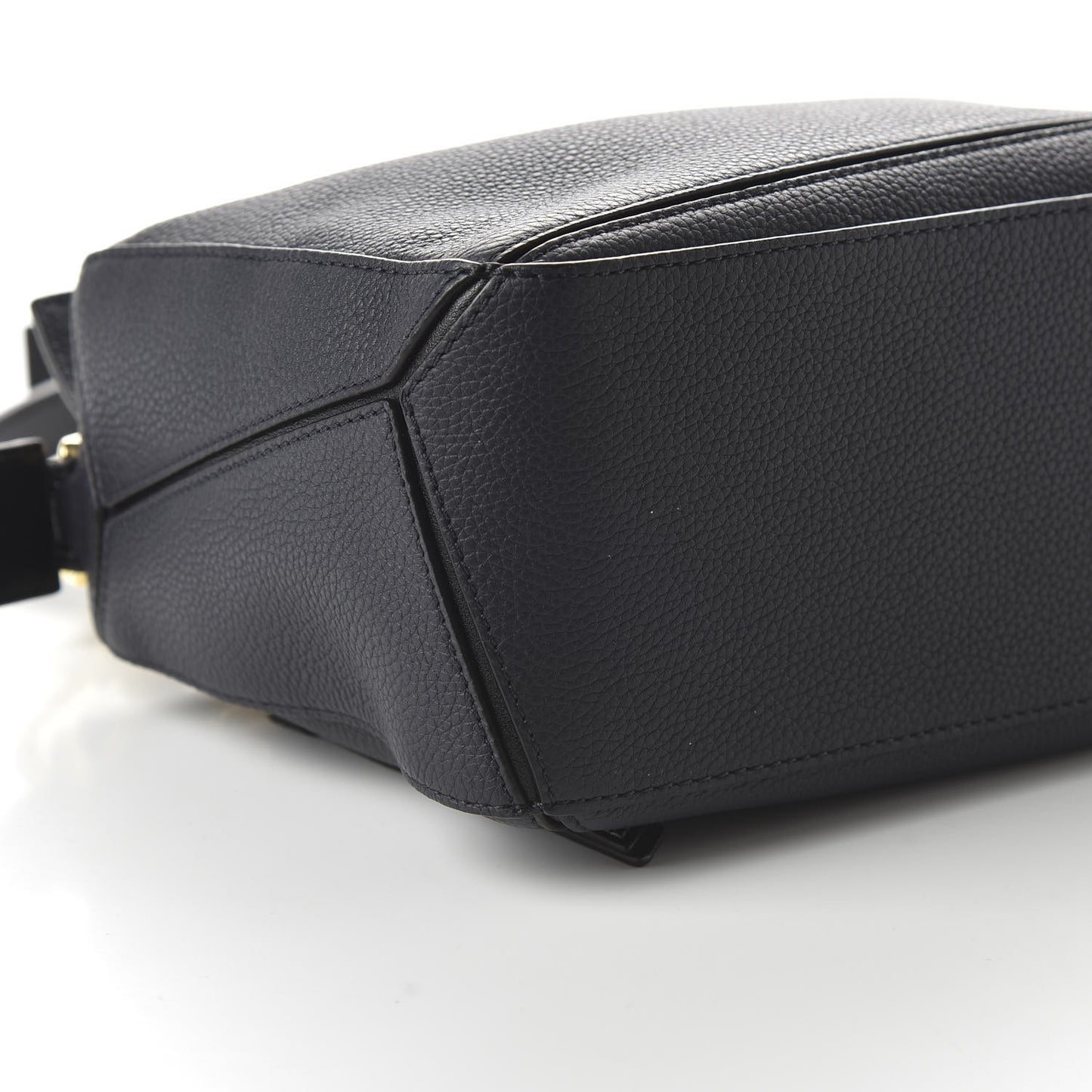 Calfskin Small Puzzle Bag Midnight Blue Black