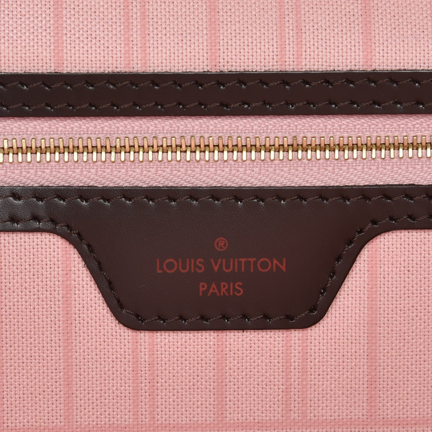 Louis Vuitton Damier Ebene Neo Neverfull MM Rose Ballerine 6 of 8