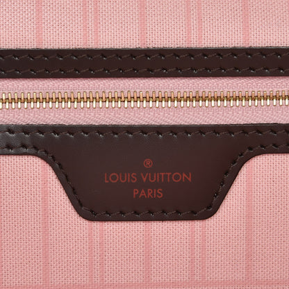 Louis Vuitton Damier Ebene Neo Neverfull MM Rose Ballerine 6 of 8