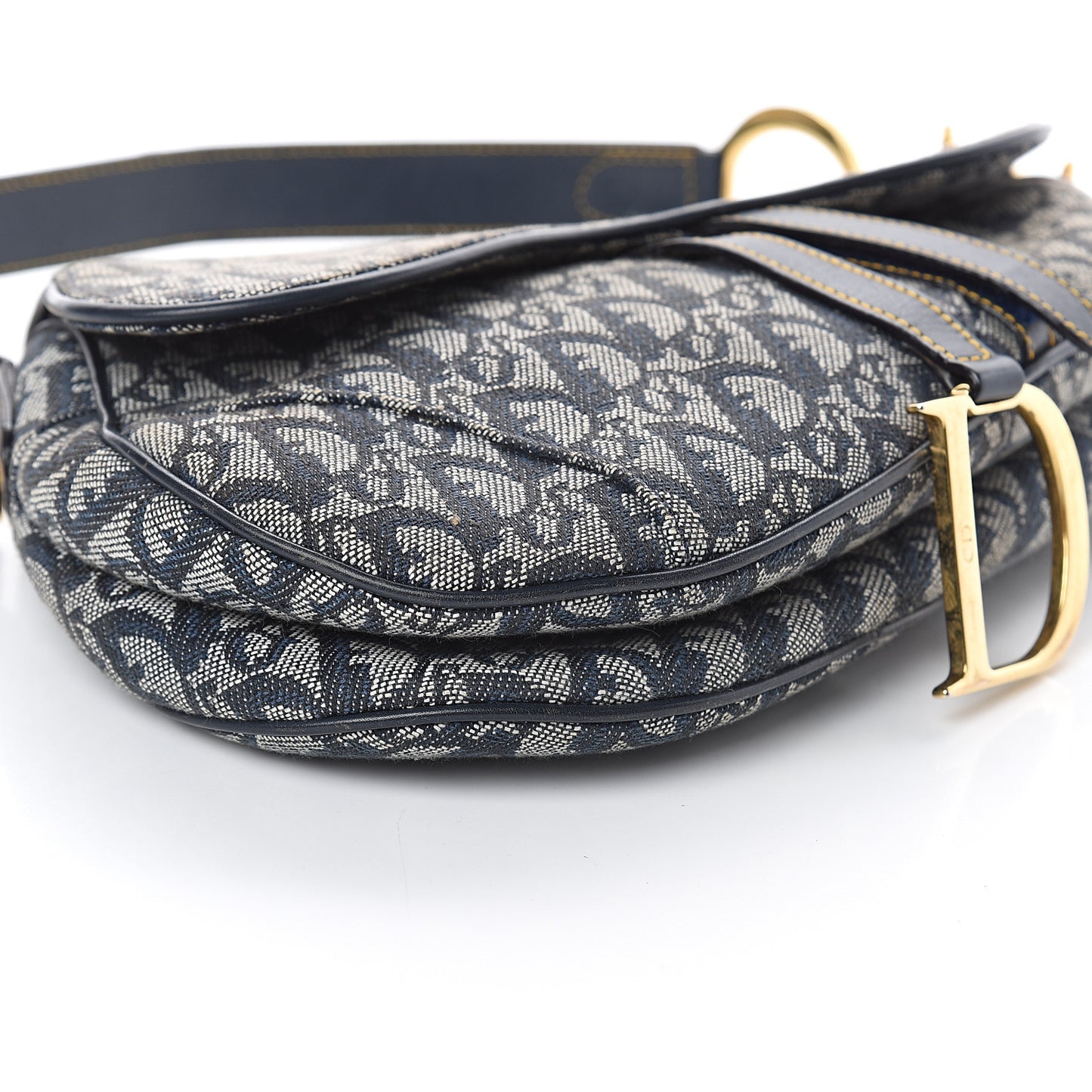 Monogram Saddle Bag Blue