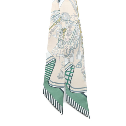 Hermes Silk Cliquetis Twilly Ciel White Menthol 2 of 3