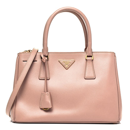 Prada Saffiano Small Galleria Double Zip Tote Cammeo 1 of 9