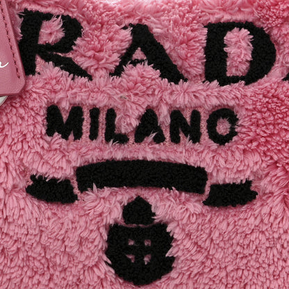 Prada Terry Cloth Mini Re-Edition 2000 Bag Petalo Black 9 of 11