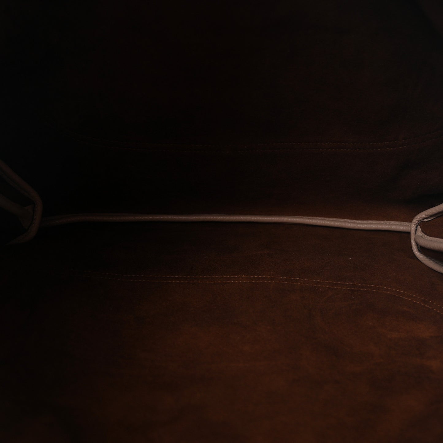 Grained Calfskin Softbit Maxi Shoulder Bag Taupe