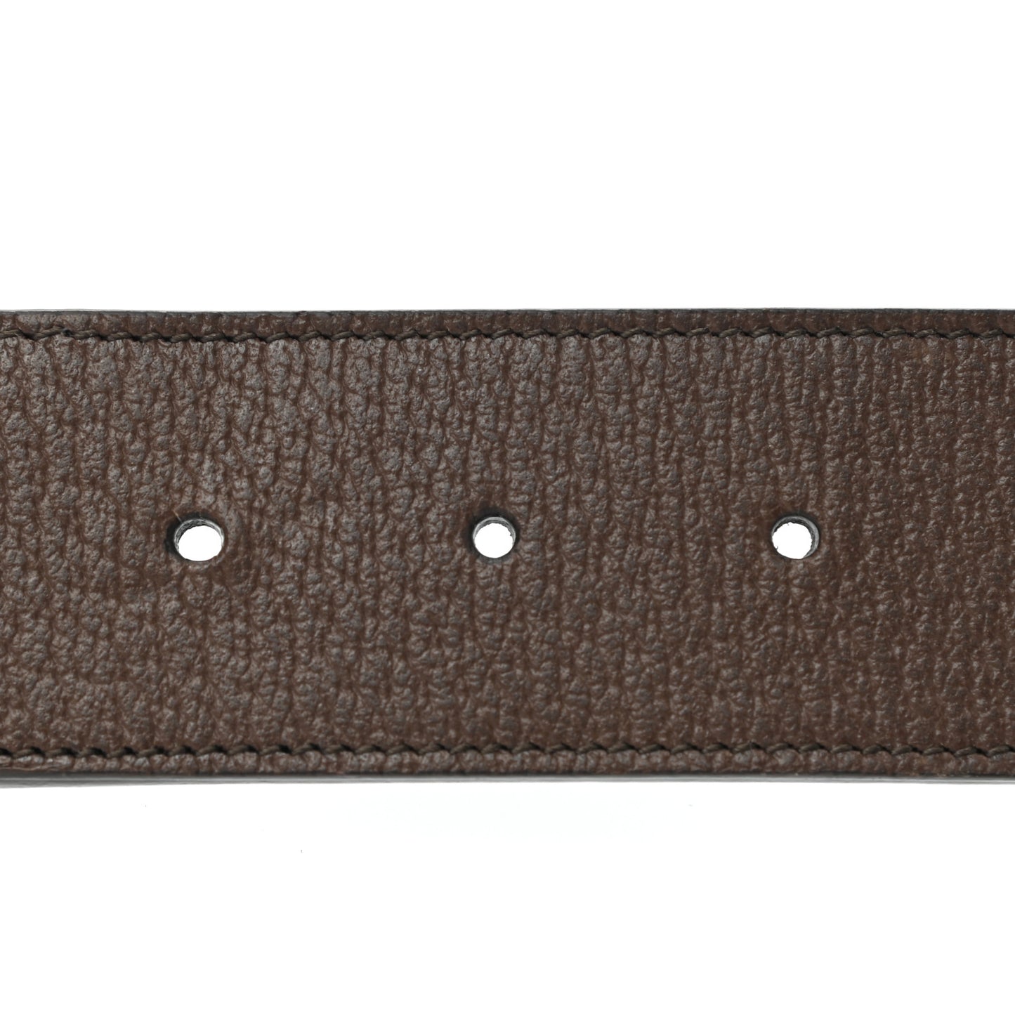Monogram Jumbo GG Textured Dollar Calfskin Double G 40mm Belt 80 32 Camel Ebony