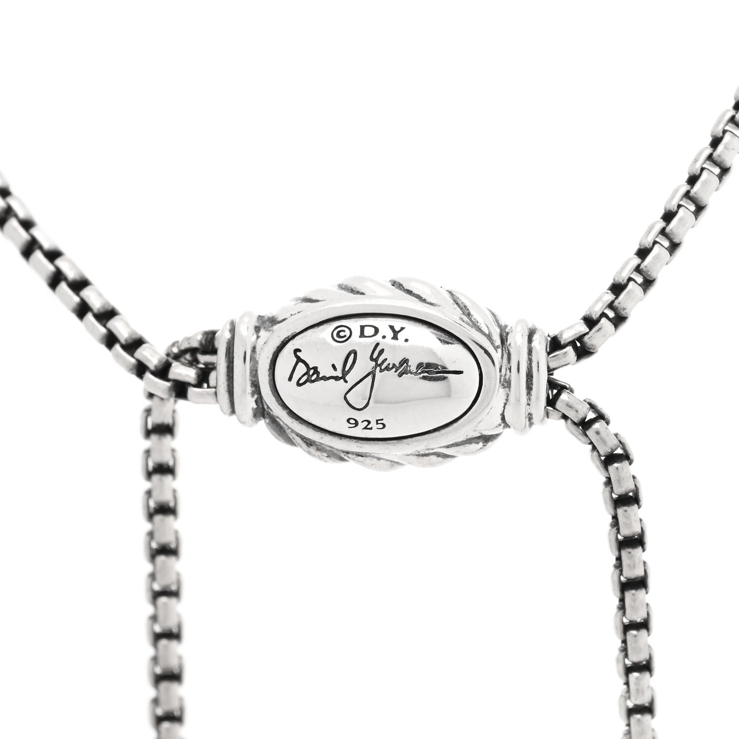David Yurman Sterling Silver Diamond Starburst Five Station Bracelet 3 of 3