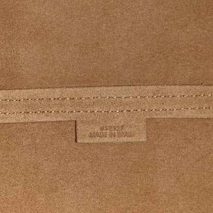 Loewe Shiny Calfskin Medium Puzzle Fold Tote Dark Khaki Green 6 of 9