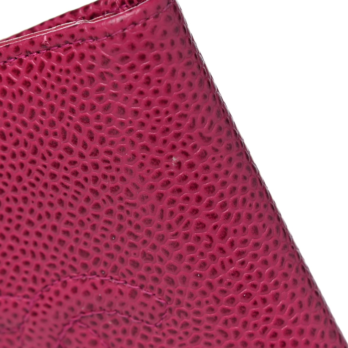 Caviar Timeless CC Card Holder Wallet Dark Pink