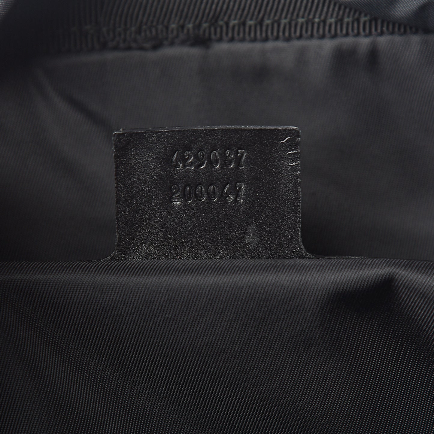 Techno Canvas Web Double Buckle Backpack Black