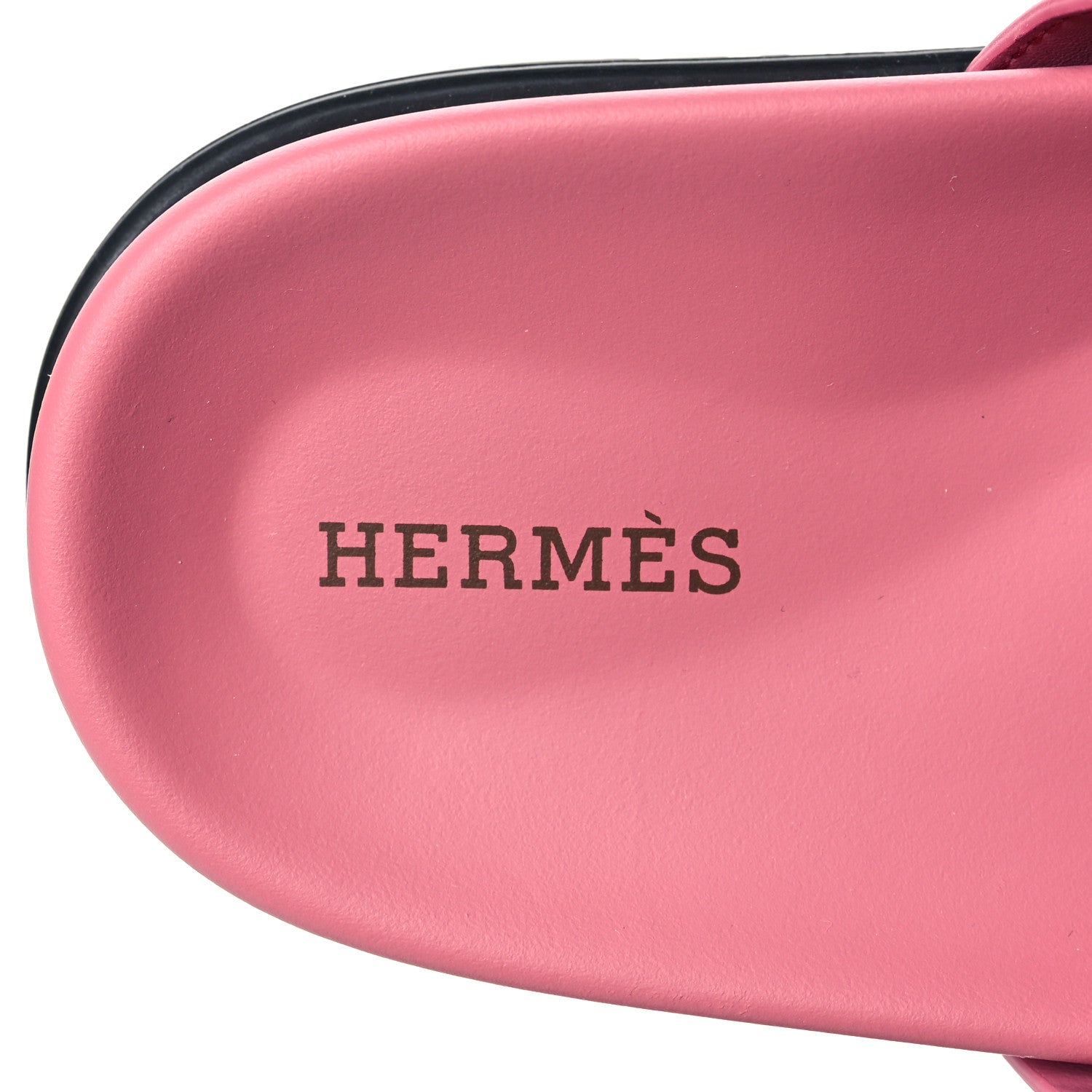 Hermes Suede Goatskin Womens Chypre Sandals 38 Rose Aphrodite 7 of 9