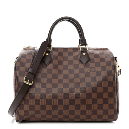 Louis Vuitton Damier Ebene Speedy Bandouliere 30 1 of 9