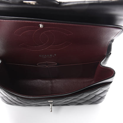 Chanel Lambskin Quilted Jumbo Double Flap Black 4 of 9