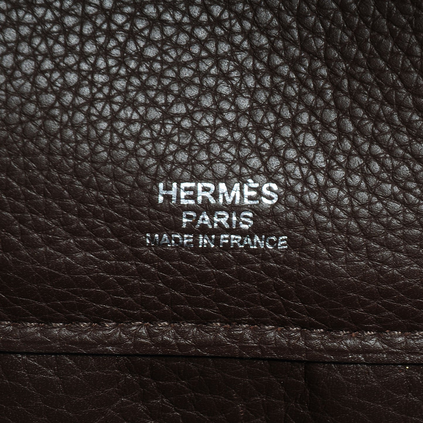 Taurillon Clemence Shoulder Atlas Chocolate
