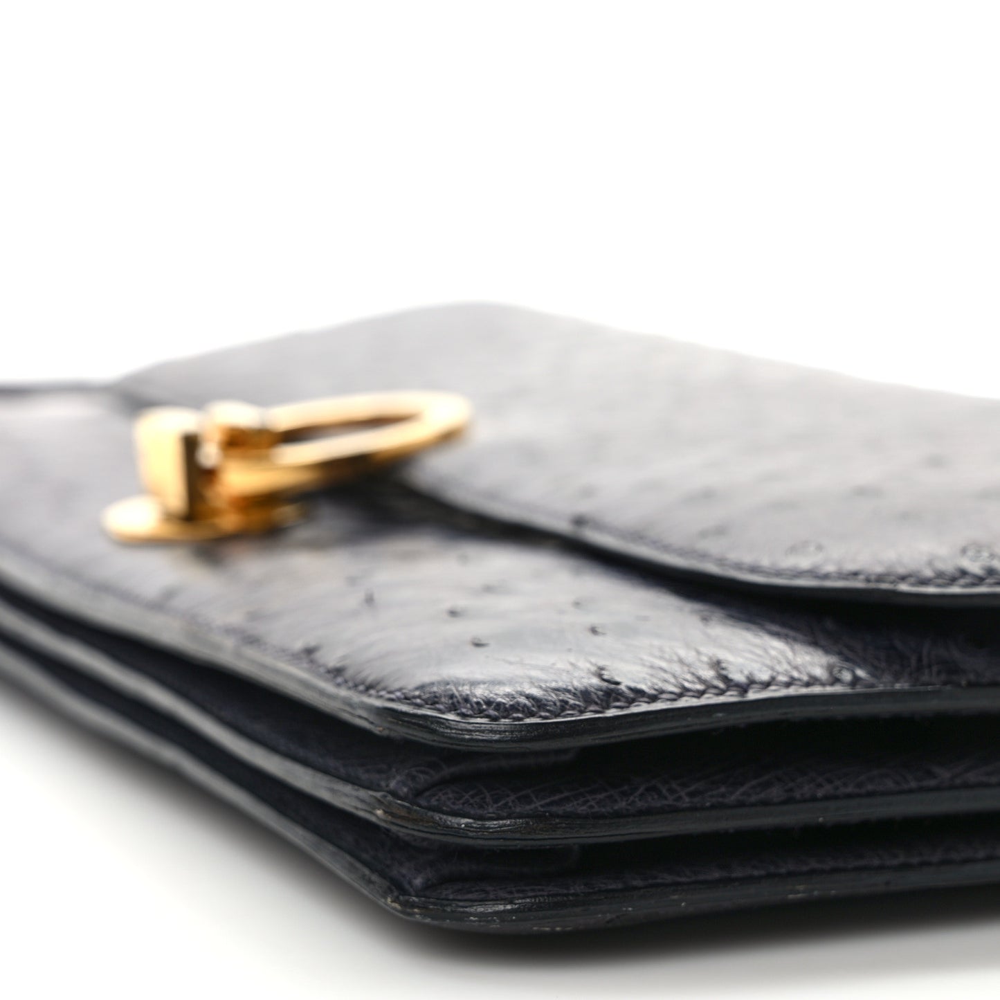 Ostrich Ring Shoulder Bag