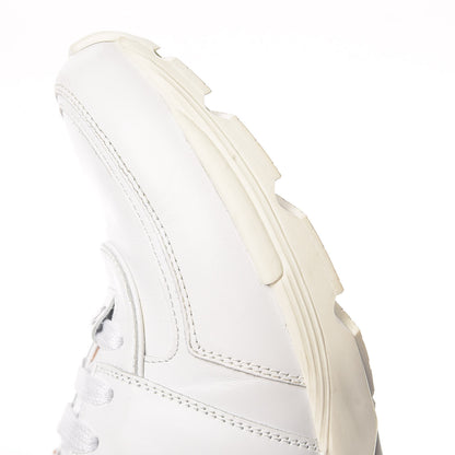 Chanel Calfskin Laminated Womens CC Sneakers 38 White Black 16 of 18