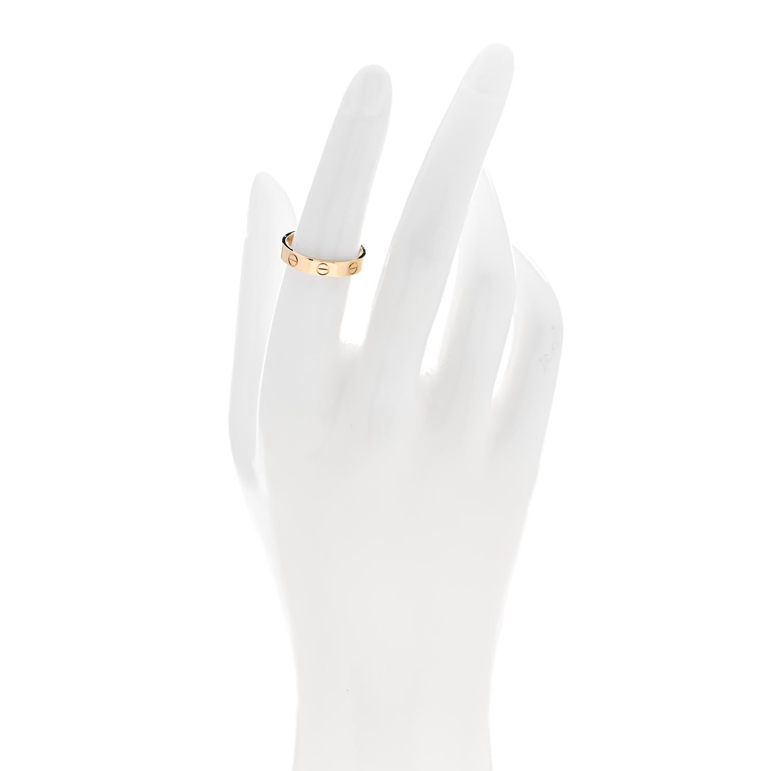 Cartier 18K Yellow Gold 3.5mm LOVE Wedding Band Ring 52 6 2 of 4