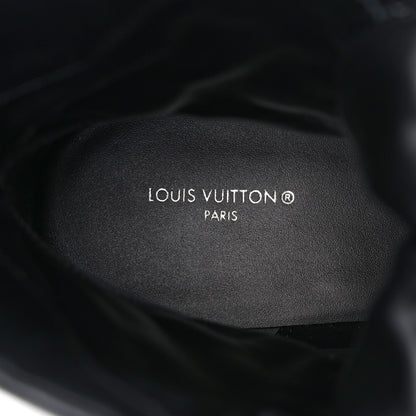 Louis Vuitton Nylon Embroidered Monogram Suede Laureate Platform Desert Boots 38.5 Kaki 7 of 8