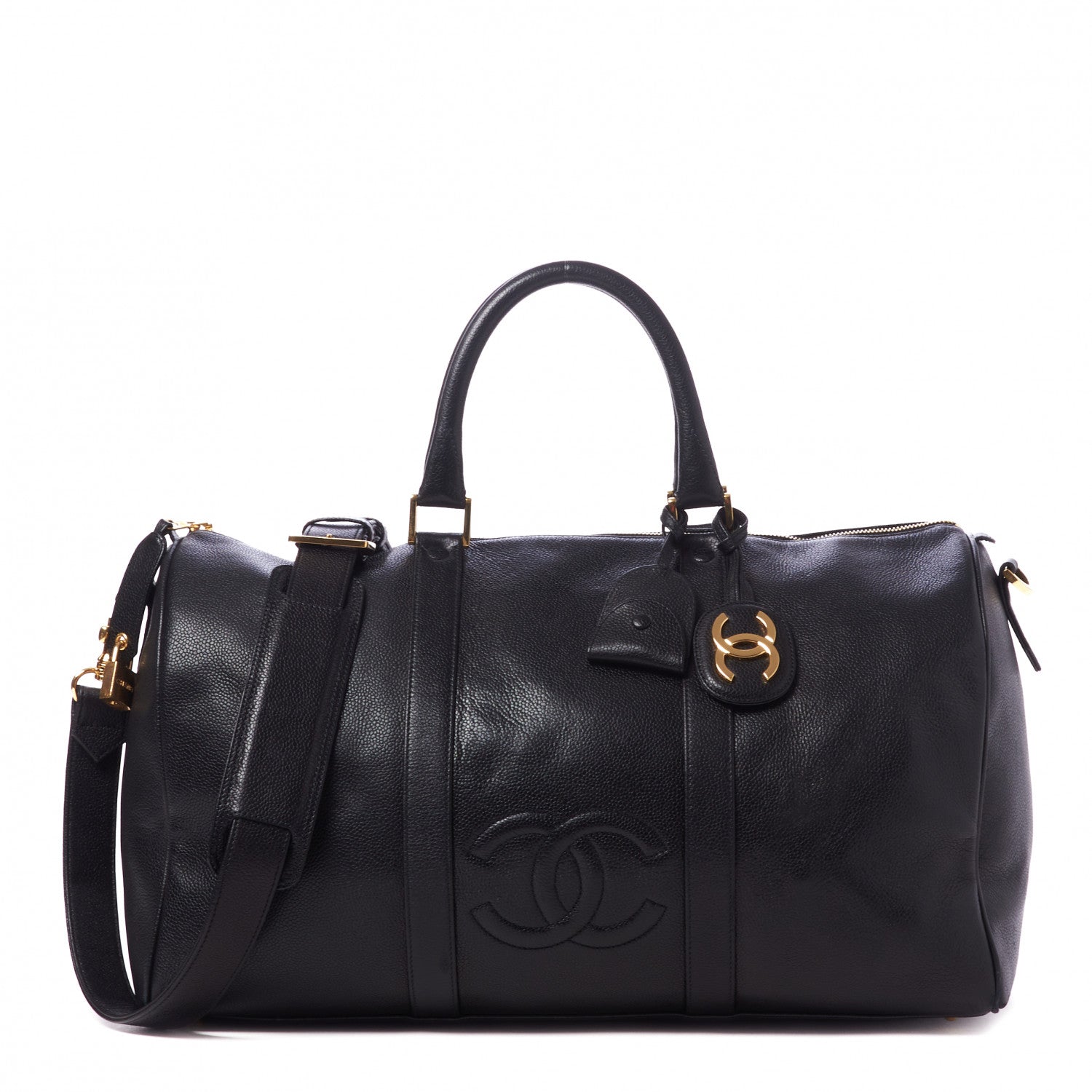 Chanel Caviar Timeless CC Duffel Bag Black 1 of 11