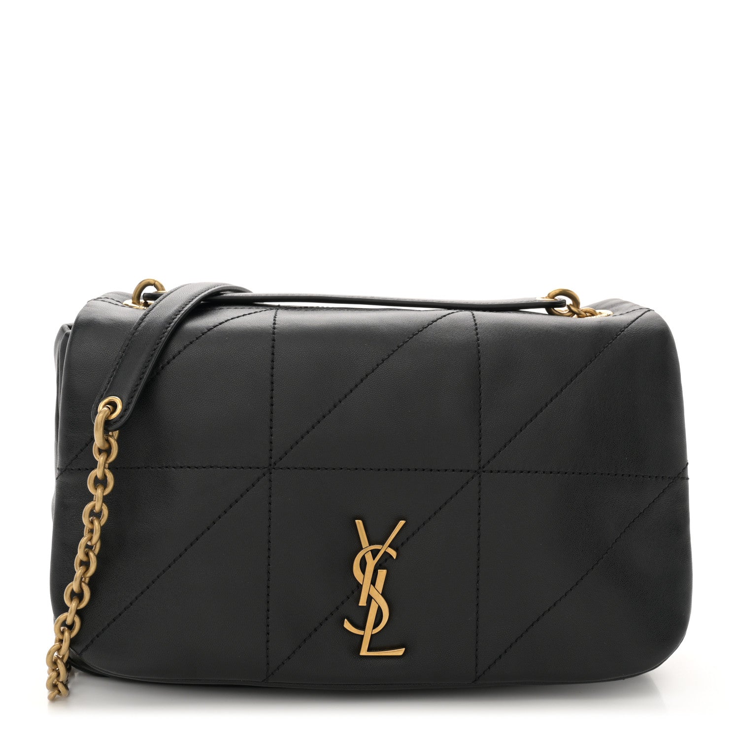 Saint Laurent Lambskin Matelasse Monogram Small Jamie 4.3 Black 1 of 11