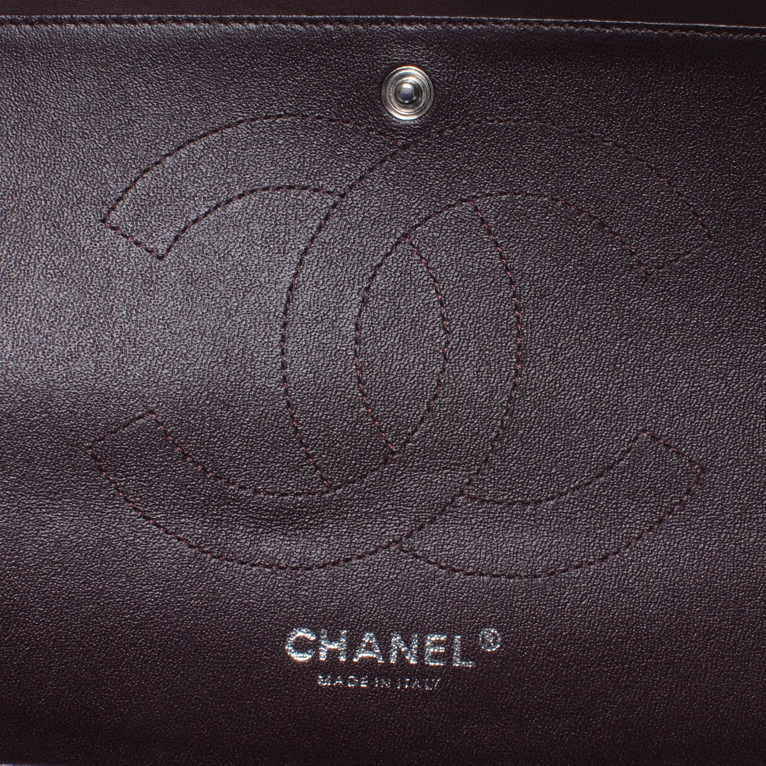 Chanel Lambskin Quilted Jumbo Double Flap Bordeaux 5 of 8