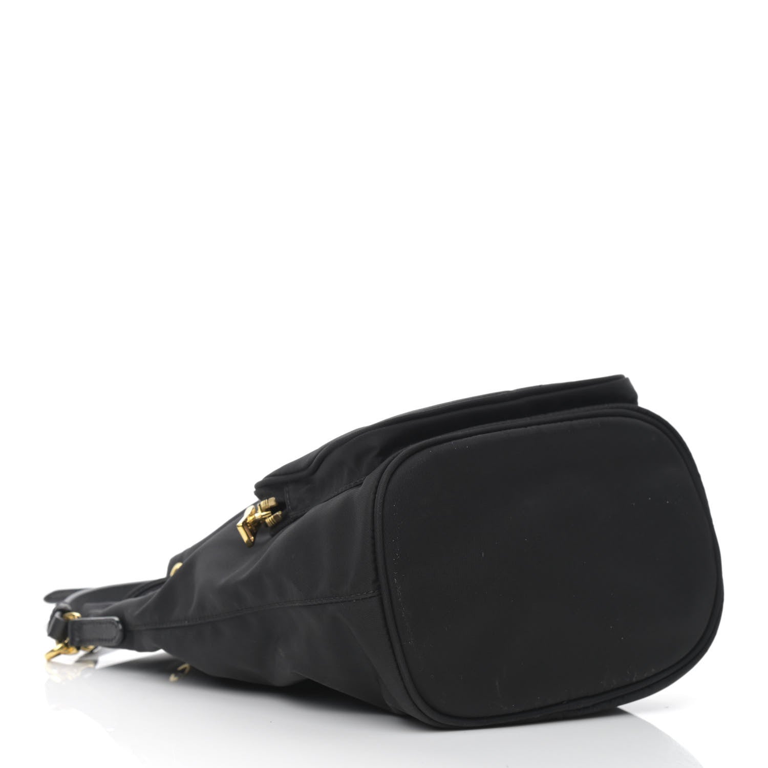 Prada Re-Nylon Duet Drawstring Shoulder Bag Black 4 of 15