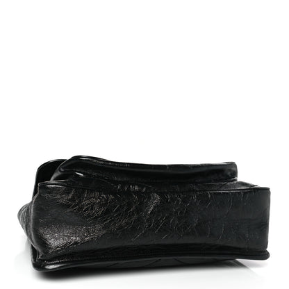 Saint Laurent Crinkled Calfskin Matelasse Monogram Large Niki Chain Satchel Black 4 of 9