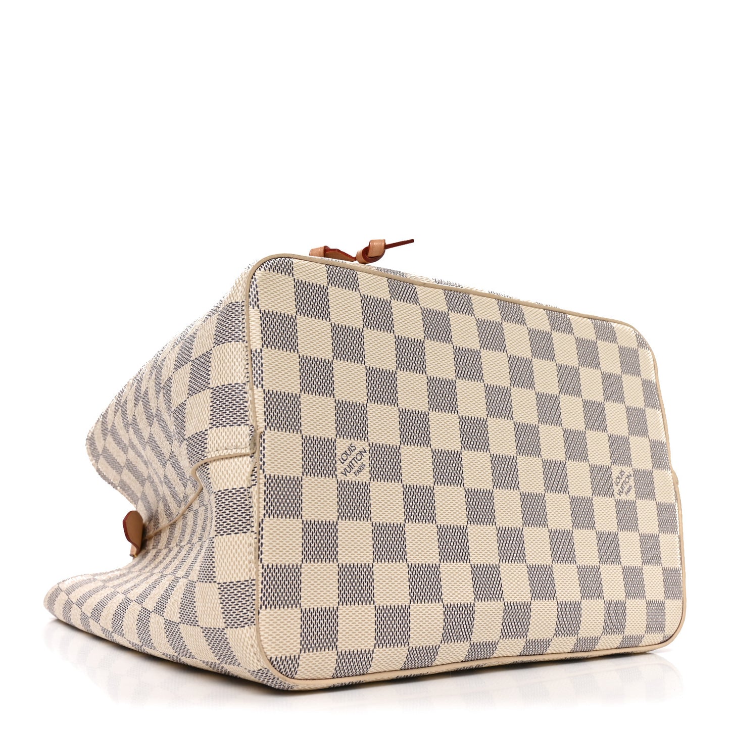Damier Azur Braided Neonoe MM Peach Cream