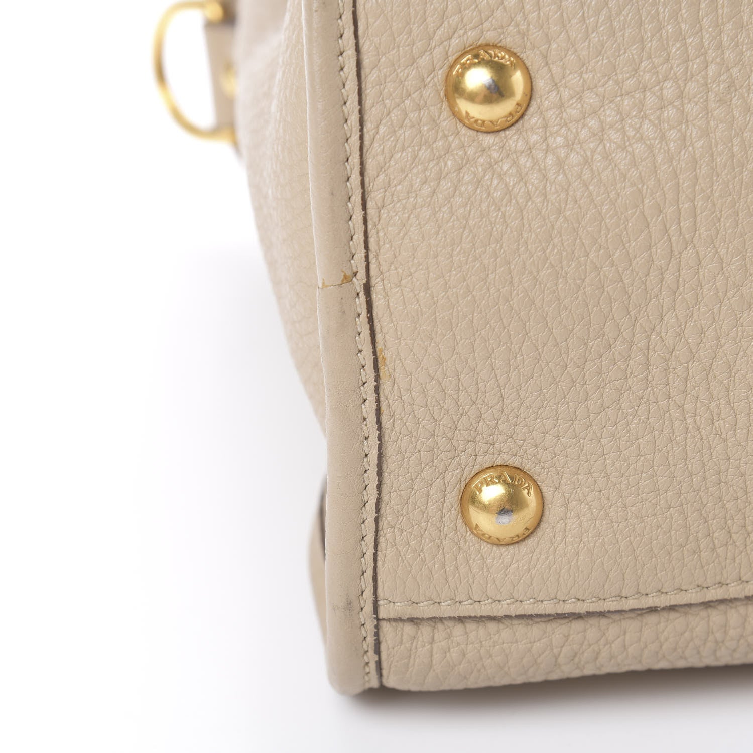 Prada Vitello Daino Shopping Satchel Cammeo 14 of 21
