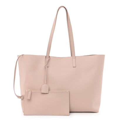 Saint Laurent Calfskin Large Shopping Tote Pale Blush 1 of 16