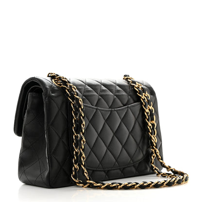 Chanel Lambskin Quilted Small Double Flap Black 4 of 11