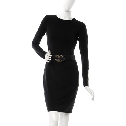 Chanel Calfskin CC Belt 80 32 Black 2 of 8