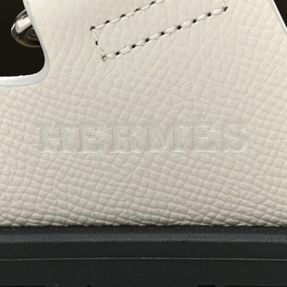 Hermes Epsom Mens Chypre Sandals 43 Beige Glaise Vert Toundra 7 of 8