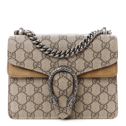Gucci GG Supreme Monogram Mini Dionysus Shoulder Bag Taupe 1 of 12