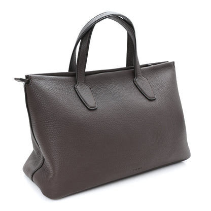 The Row Grained Calfskin Marcel Slouchy Top Handle Bag Deep Brown 3 of 10