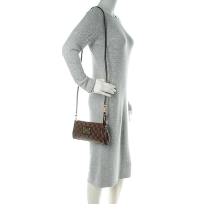 Louis Vuitton Damier Ebene Eva Clutch 2 of 8