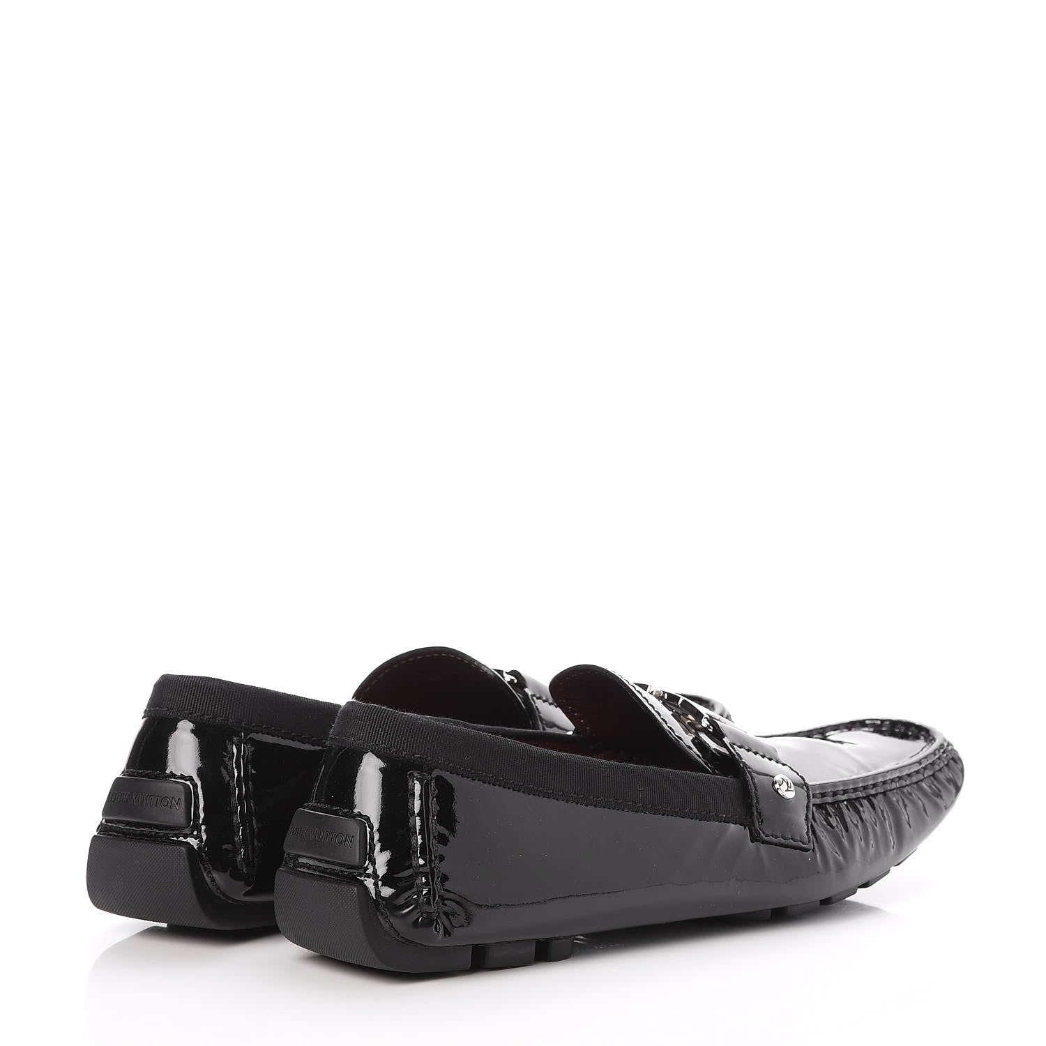 Louis Vuitton Patent Mens Monte Carlo Loafers 10 Black 5 of 13