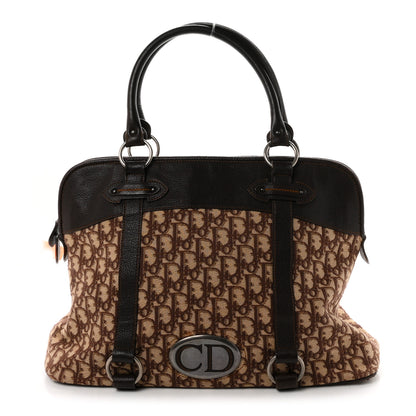 Christian Dior Monogram Traveler Satchel Brown 1 of 10