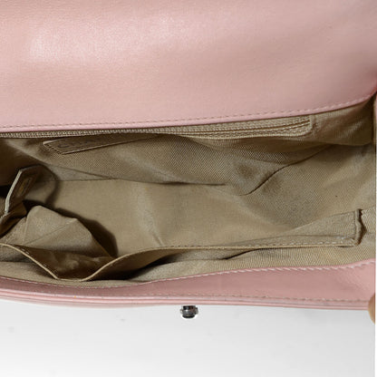 Chanel Patent Chevron New Medium Boy Flap Light Pink 5 of 11